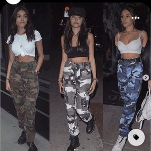 Levis grey white camo cargo pants 90's Y2K street style